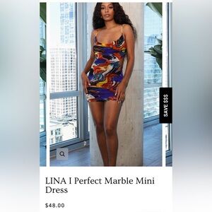 Marble Mini Dress